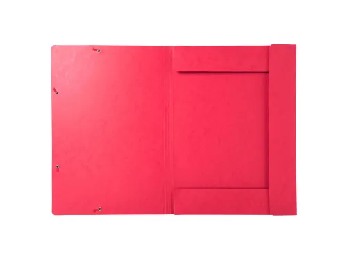 Elastomap met 3 kleppen glanskarton 600gm² - A3-Rood -