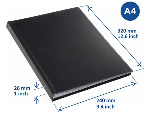 Showmap Rillstab A4 RI99454 5 Kanaals 50 Tas Zwart