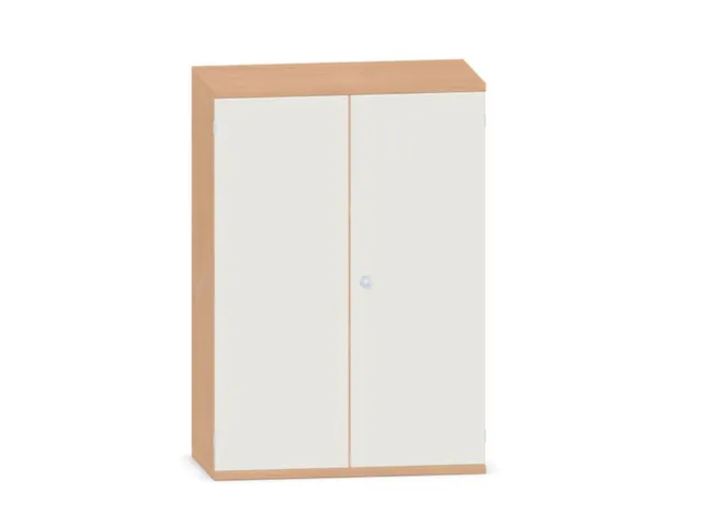 kantoorkast,HxBxD 1150x800x430mm,decor romp beuken,decor front wit