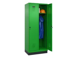 locker,HxBxD 1950x800x500mm,2vak,vak B 400mm,draaigrendel,sokkel