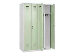 PBM-locker,HxBxD 1850x1200x500mm,4vak,vak B 300mm,draaigrendel