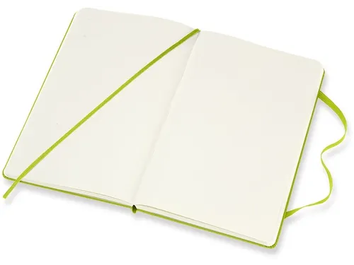 Notitieboek Moleskine large 130x210mm blanco hard cover lemon green