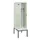 locker met bank,voor scheiding van kleding,HxBxD 2120x600x815mm,2vak
