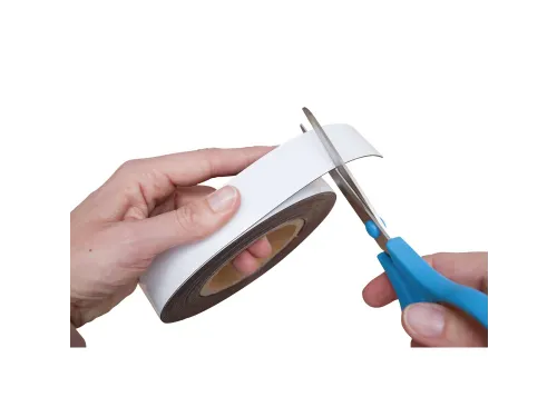 Magneetband beschrijf- en wisbaar MAUL 10mx30mmx1mm wit
