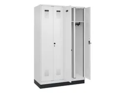 locker voor scheiding van kleding,HxBxD 1950x1200x500mm,4vak