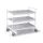 Universele Wagen 150kg Laadvl. Lxb 990x500mm 3 Etages Puurwit
