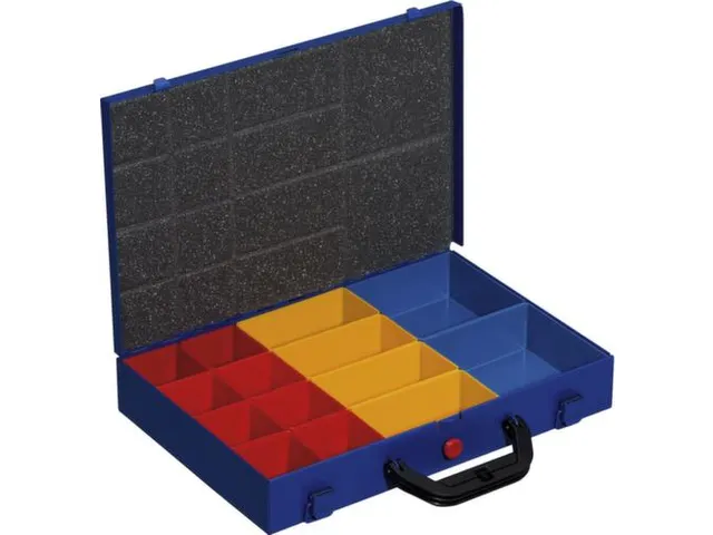 mallette d'assortiment,HxlxP 65x335x250mm,14bacs
