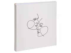 Fotoalbum 60p wit 29x32cm Art ivoor