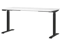 Elektrisch ihv bureau,HxBxD 720-1200x1600x800mm,blad wit