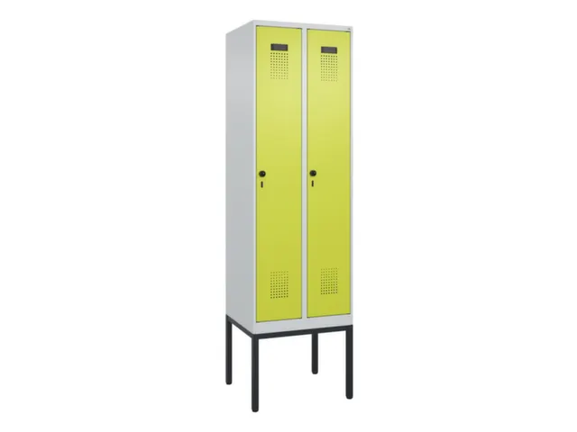 locker voor scheiding van kleding,HxBxD 2120x600x500mm,2vak