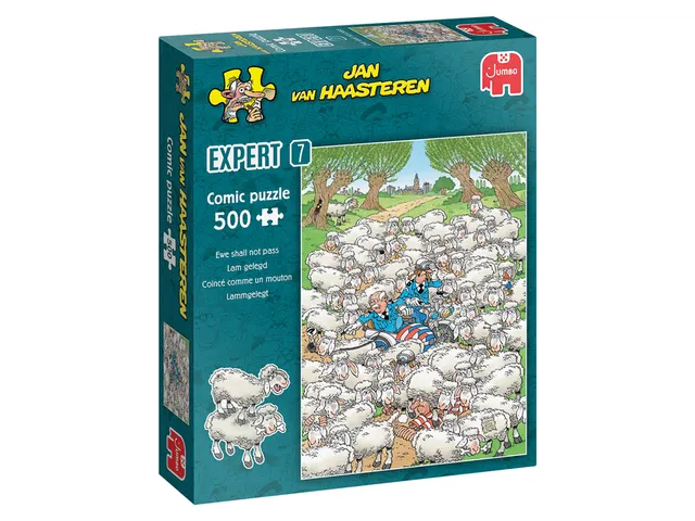 Jan van Haasteren Puzzel Expert 7 Lam Gelegd 500 stukjes