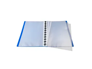 Showalbum PP ring 30 tas A4 blauw - 6