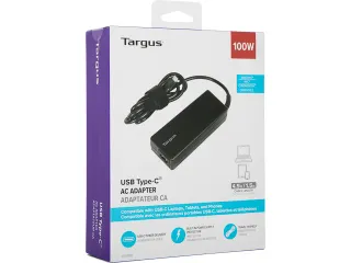 Apa108Eu Targus Usb-C Oplaadkabel 100w zwart - 1