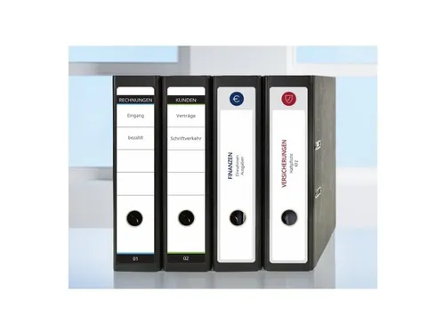 Rugetiket Avery Zweckform Breed/lang 297x59mm Wit L6059 90 stuks