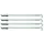 1.29/30 Trekhaakset,4-delig,178mm,met afstandhouders