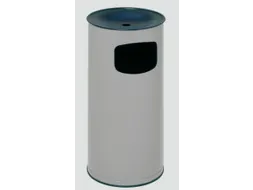 Combi-Asbak 44 Liter HxØ 710x355mm Zilverkleurig