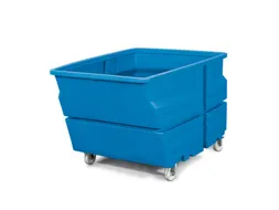 Multifunctionele bak,HxLxB 900x1240x825mm,600l,PE,blauw
