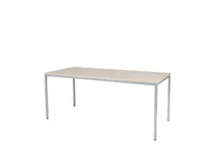 Domino Basic Tafel Vaste Hoogte 1800x800mm Robson Eiken Alu 4-Poots