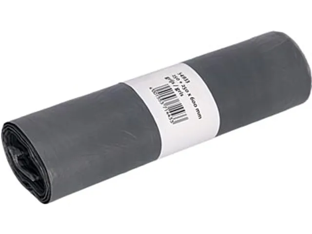 Deiss Vuilniszak 50x60cm 33L HDPE Grijs Rol van 50 stuks