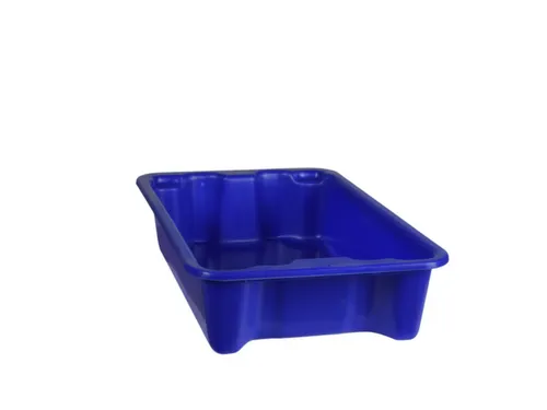 Draaistapelbak Pp Hxlxb 135X590X380Mm 18L Blauw