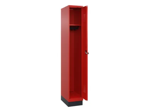 locker,HxBxD 1950x300x500mm,1vak,vak B 300mm,draaigrendel,sokkel