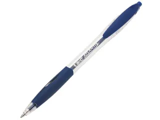 Balpen Bic Atlantis classic grip clic medium blauw - 4
