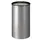Ronde Zandasbak Aluminum Grijs 50 Liter