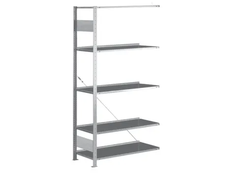 Inhaakstelling Aanslagrand Aanbouwveld 2000x1000x300mm 5legborden