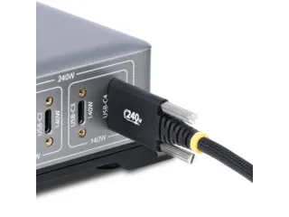StarTech.com 2 Meter USB-C Laadkabel met Zijschroefvergrendeling - 6