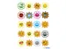 Sticker Etiket Herma 3668 Gekke Zonnen Puffy 20 stuks