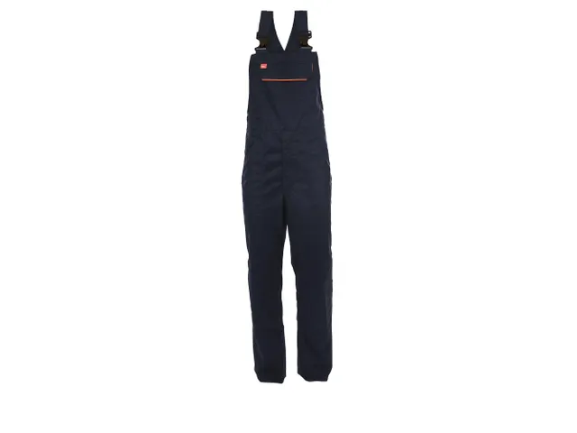 Havep 20015 Amerikaanse overall, fluo oranje/marineblauw, maat 52, per