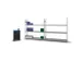 rayonnage grande largeur,rayonnage suivant,HxlxP 2000x2020x435mm