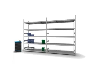 breedvakstelling,grondveld,HxBxD 3000x2320x835mm,vakl. 350kg - 3