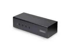 4-Port Dual-Monitor DisplayPort KVM Switch 4K