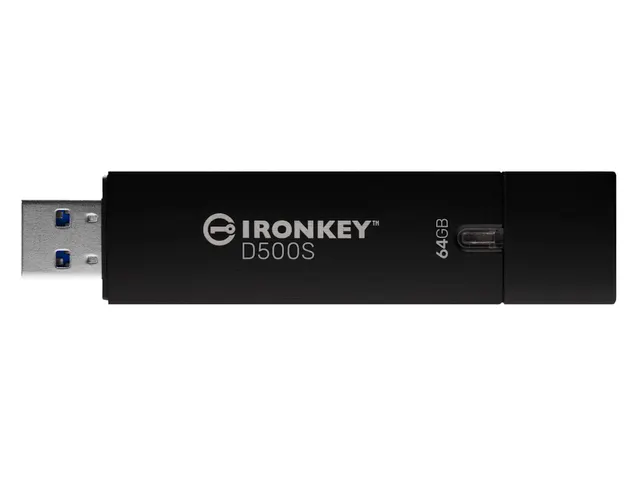 64GB IronKey D500S FIPS 140-3 niveau 3 AES-256