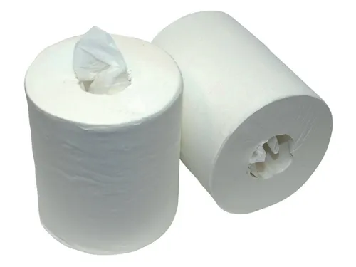 Poetsrol Budget Midi 1-laags 21,5xØ19cmx275m 6 rollen Wit