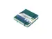Schetsboek Kangaro 12x12cm dark turquoise PU HC 80 vel 140gr roomwit m