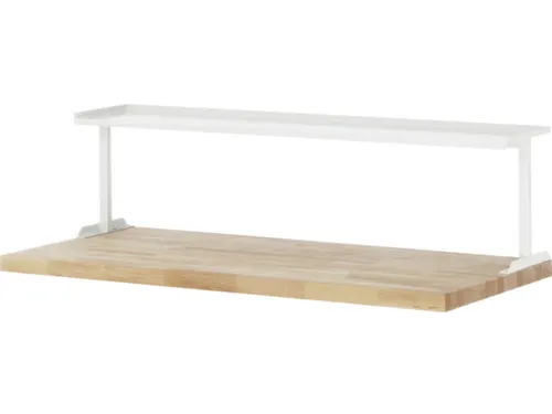 Legbord voor opbouw werkbanken 375x2000x300mm RAL7035