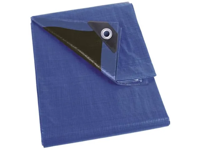 Bâche de protection ultrarésistant bleu-noir 2x3m