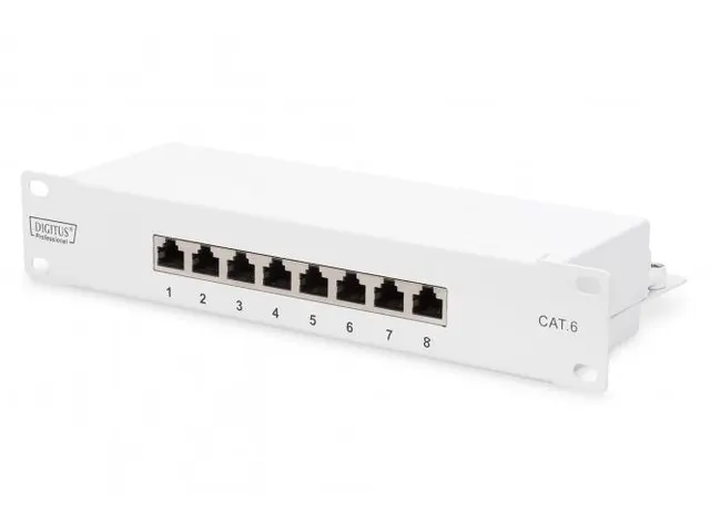 Netwerk Set 254mm 10'' 12HE 312x300mm Grijs En Div. Componenten