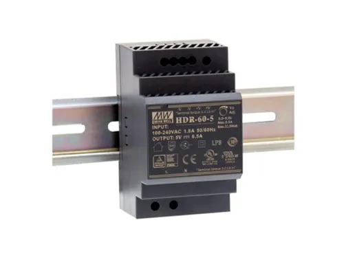 Voeding - 1 Uitgang - 60 W - Din-Railmontage - 15 V 4 A - Voor Industr