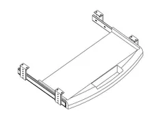 toetsenbord- en muisplank,v. bureau,HxBxD 100x620x430mm