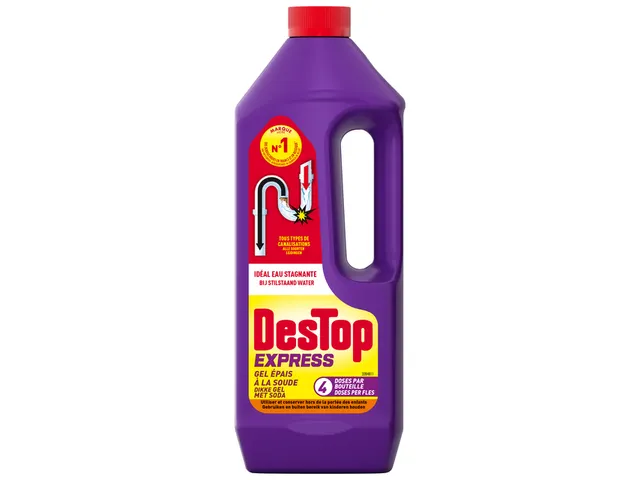 Déboucheur Destop Gel Express avec soude 950ml