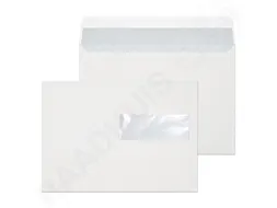 Dienstenvelop Venster Rechts Raadhuis 156x220mm Ea 5 Wit Gegomd