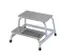 Marchepied industriel H 400mm 2 marches aluminium