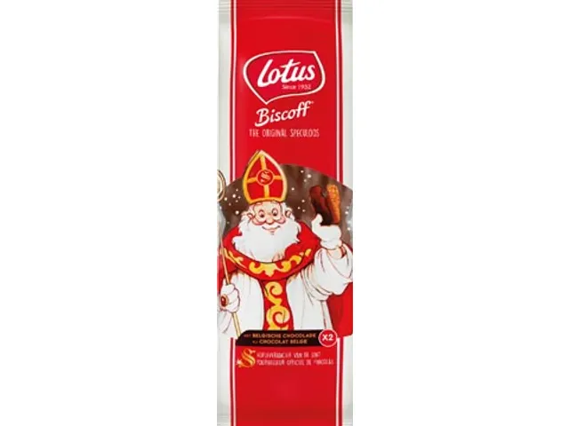 speculoos met chocolade, Sinterklaas, pak 2 stuks