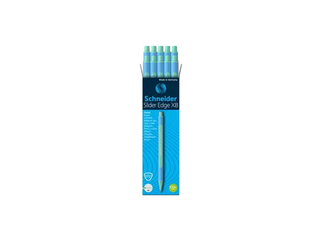 Balpen Schneider Slider Edge XB Pastel Mint doos 10 stuks