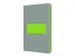 Carnet Sigel Linescape Neo A5 gris clair/citron vert couverture rigide
