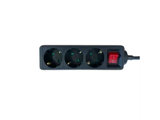 Stekkerdoos BRASQ 3 voudig 1.4 meter zwart - 2