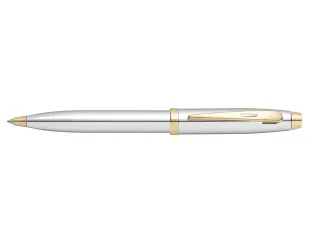 Balpen SHEAFFER 100 E9340 Bright chrome gold tone - 1